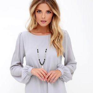 Status Update Light Grey Shift Dress Lulus.